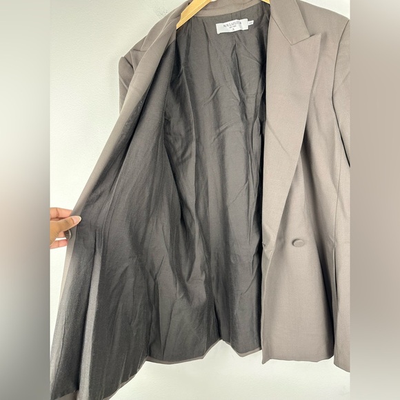 MM LaFleur Gaia Jacket Wool Blazer Sharkskin Women’s Sz 16 - Picture 9 of 10